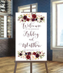 24 Hour Display Sign - Mounted Sign Board for Indoor and Outdoor Display Signs (Foam Board and Waterproof Mounted Board Coroplast)